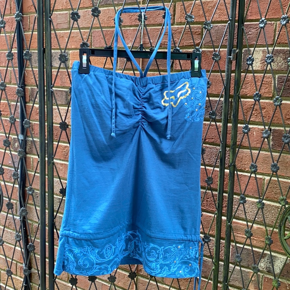 *Great cond* cute halter top w/ neck laces